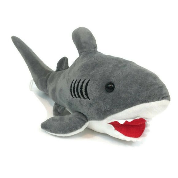 Lissi Puppe Sugar Kingdom Great White Shark Plush Stuffed Animal 17" Ocean Sea - Picture 2 of 11